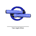 thumbnail image 2 of jump rope Fast Speed , NoSlip Grip, Ball Bearing Handles, Adjustable, Boxing,WOD, Weight Loss - blue, 2 of 5