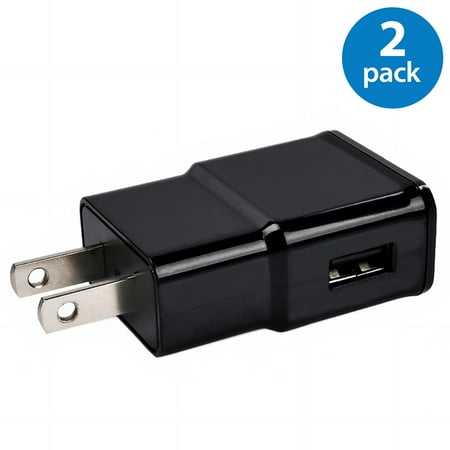 Dual S5 Wall Adapter 2x Afflux 2A Universal USB Wall Charger AC Travel Adapter For iPhone 5 C S SE 6S Plus 7 Plus Samsung Galaxy S3 S4 S5 S6 Edge S7 Edge Note 3 4 5 LG V10 V20 HTC M9 M10 Nexus 5X 6P Black ()