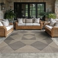 thumbnail image 6 of Bliss Rugs Bailey Transitional 5' x 7' Black and Natural Indoor Outdoor Area Rug, 6 of 8