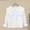 White, variant on ATOGUTA Tshirts Shirts for Girls Button Down Shirts Long Sleeve Kids Casual Blouse Fall Winter Tops T-Shirt White, Size 3T-15