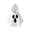 White, variant on 7 Inch Ghost Theme Desk Goose Outfits, Mini Desktop Goose Cosplay Dress, Party Desk Goos Outfits,Pink,7in