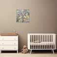 thumbnail image 3 of ZHONGYUTONG Bird Canvas Wall Art Grey and Yellow Pictures Love Birds Painting Birds on Tree Branches Poster for Bedroom Decor Framed (20.00" x 20.00"), 3 of 5