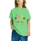 thumbnail image 3 of Fiudx Camiseta para Niños, Blusa Escolar de Tela Suave, Blusa Informal Cuello Redondo, Camisa de Verano de Manga Corta, Atuendo Diario, Moda para Niños y Niñas, 95 % Poliéster., 3 of 6