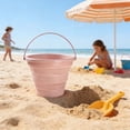 thumbnail image 6 of DefiDgd Collapsible Bucket,Portable Small Cleaning Mop Buckets with Handles for Indoor Household Outdoor Car Wash Camping Fishing Space Saving Bucket(Pink), 6 of 6