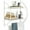 White, variant on Costway 2 Tier Wall Mount Shower Organizer Toilet Bathroom Storage Rack Holder Towel Bar
