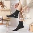 thumbnail image 3 of 6 Pairs Women's Ruffle Socks Cute Ankle Socks Super Soft Breathable Cool Frilly Socks For Mary Jane Shoes, 3 of 7