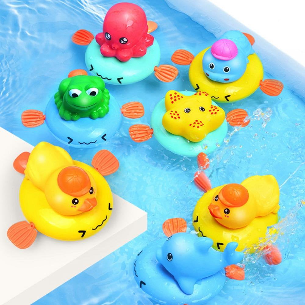 POINTERTECK Bath Toys for 1 2 3 4 5 Years Old Boys Girls Kids Gift Wind Up Bathtub Baby Bath Toys for Toddlers 1 3 Swimming Pool Water Toys for Kids Ages 4 8 Birthday Gifts Walmart