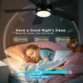thumbnail image 2 of Ventilador de Techo Hounberi 40" Negro Empotrado con Luz LED y Control Remoto, 2 of 9