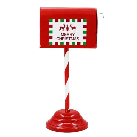 CEORPER Metal Holiday Mailbox Display for Entryway Window and Porch Use