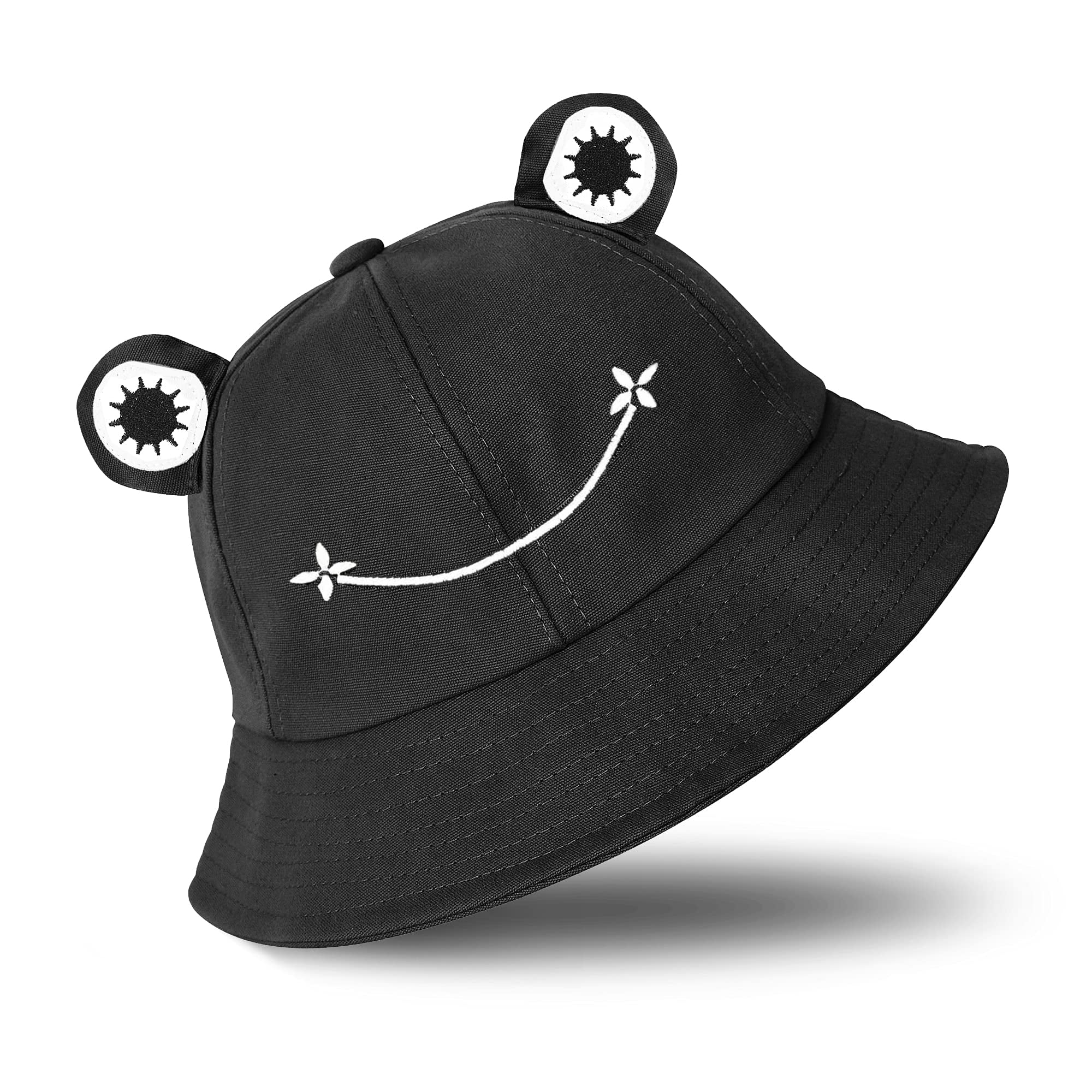 SAOROPEB Frog Hat for Adult Teens, Cute Frog Bucket Hat, Cotton Bucket