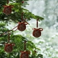 thumbnail image 3 of FastXmas 16 PCs Set Hanging Decoration of Christmas Tree Balls,3.15 Inch Hanging Decoration Balls,Golden Glitter Sequin Foam Christmas Balls Ornaments Balls for Xmas Party Holiday Birthday Decor, 3 of 5