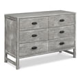 thumbnail image 1 of DaVinci Fairway Commode Double à 6 Tiroirs en Bois de Pin, Gris Cottage, 1 of 11