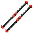 thumbnail image 1 of Graflsoa Adjustable Dumbbell Handles with 4 Locking Collars for Weight Plates (Plates Not Included) - 50cm Iron & Plastic Construction, Max Load 25kg Each, 1 of 6