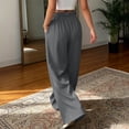 thumbnail image 6 of Aimik Women's High Waist Pleated Wide Leg Dress Pants Solid Color Straight Leg Trousers with Belt Work Business Long Pant, 6 of 6