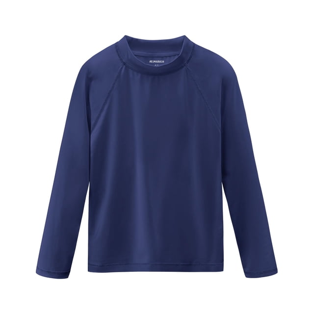Camiseta de baño Rash Guard de manga larga con protección solar UPF50+ para niños