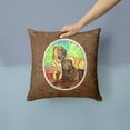 thumbnail image 2 of Carolines Treasures 7070PW1414 Shar Pei Fawn and Chocolate Fabric Decorative Pillow  14Hx14W multicolor, 2 of 4