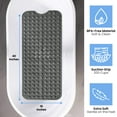 thumbnail image 4 of Lux Decor Collection Bath Tub Mat Non-Slip 40 x 16 Inch - Shower Mat for Bathtub with Suction Cups - Machine Washable (Gray), 4 of 10