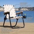 thumbnail image 3 of GoSports Outdoors WOVN Beach Backpack Chair - Premium Folding Camping Chair - 9 Styles Available - NATURAL, 3 of 7