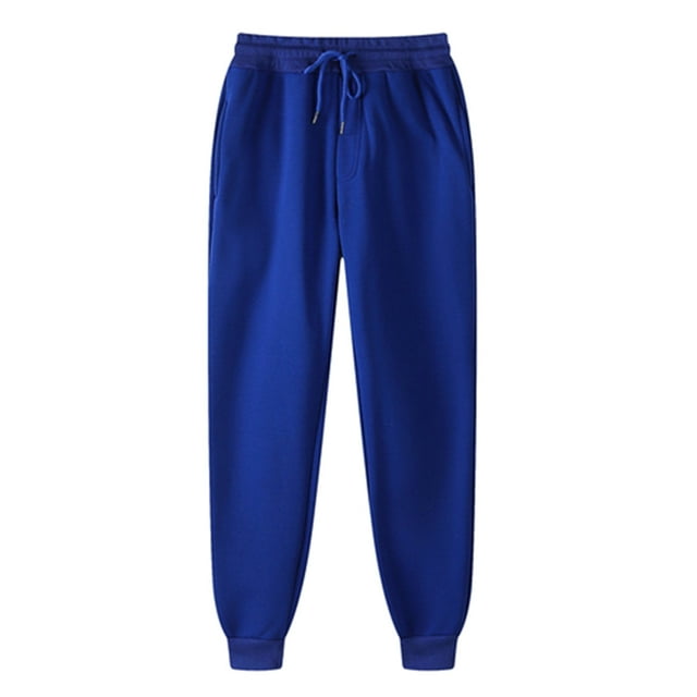 Yuyuzo Sweatpants for Women High Waisted Drawstring Joggers Pants Solid Color Fleece Lined Trousers