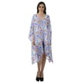thumbnail image 2 of Moomaya Beach Kaftan Bikini Cover up Women Georgette Midi Dress Short Caftan, 2 of 6