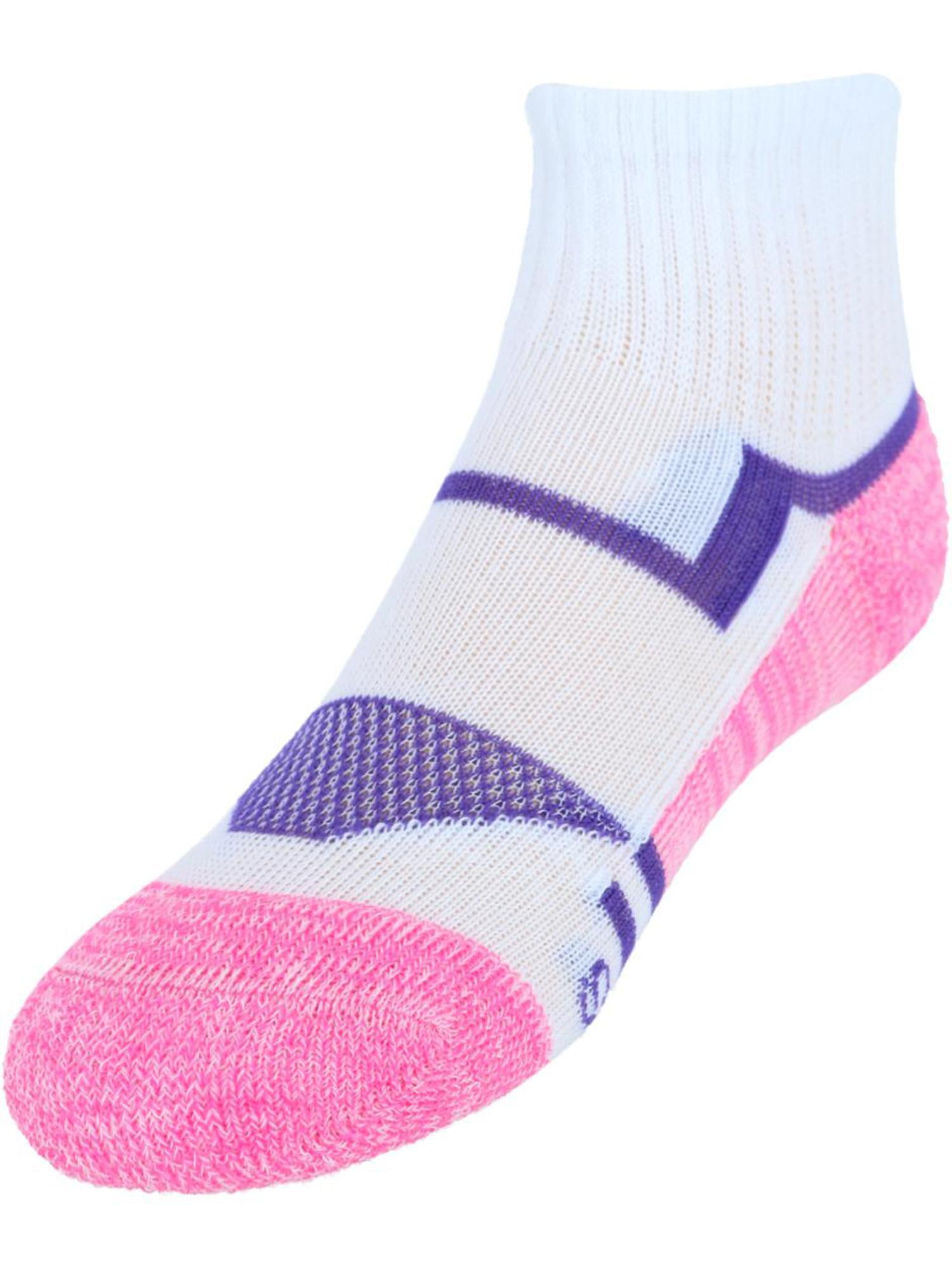 Hanes - Brandclub - Girls Ankle Socks, 12 Pairs, Moisture-Wicking