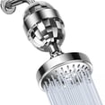 thumbnail image 3 of Lishi Round Chrome Swivel Ball Fixed Shower Head Replacement, 3 of 4