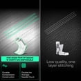 thumbnail image 5 of LUX Soccer Grip Socks – Calf Length – White – Adult Size (EU 39–46 / US 6–11.5) – Anti-Slip Football Socks for Control and Performance, 5 of 10