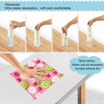 thumbnail image 3 of Yayeee 6 Pack Kitchen Dish Cloths Set for Washing Soft Drying Absorbent Microfiber Towels, Floral Raspberries, 3 of 9