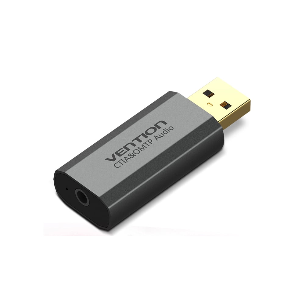 VENTION USB External Sound Card with 3.5mm Stereo Earphone Mic Adapter