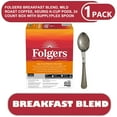 thumbnail image 2 of Folgers Breakfast Blend, Mild Roast Coffee, Keurig K-Cup Pods, 24 Count Box with supplyplex spoon, 2 of 3