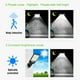thumbnail image 5 of Luces de seguridad para exteriores con energía solar, sensor de movimiento automático para pared de puerta principal Hugtrwg Para estrenar, 5 of 9