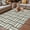 Green, variant on Green Stripes Texture Outdoor Rug for Patio/Deck/Porch, Non-Slip Large Area Rug 6 x 9 Ft, Retro Minimalist Geometric Lines Art Indoor Outdoor Rugs Washable Area Rugs, Camping Rug Carpet Runner