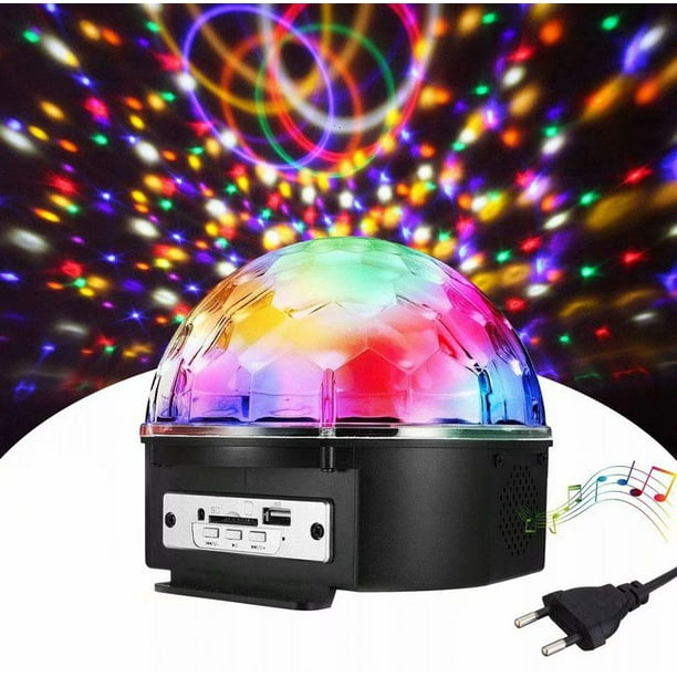 Eclairage de scène disco à LED, boule disco bluetooth, lumière de