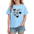 thumbnail image 2 of hengsof T-shirt Imprimé à Manches Courtes Quotidien pour Enfants, 2 of 8
