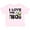 AD-Pink, variant on I Love the '80s-musical Notes Boys or Girls Toddler T-Shirt