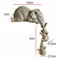 thumbnail image 2 of 1 Uds. Adorno de resina de elefante de amor maternal, espuma de poliestireno más embalaje de cartón, 2 of 5