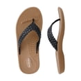 thumbnail image 2 of Okabashi Baha Women's Flip Flops-Toffee/Black-L, 2 of 5