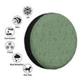 thumbnail image 6 of DouZhe Waterproof Spare Tire Cover, Green Paisley Water Drops Bubbles Prints Adjustable Wheel Covers Fit for Jeep Trailer RV SUV Car, 17 inch, 6 of 7