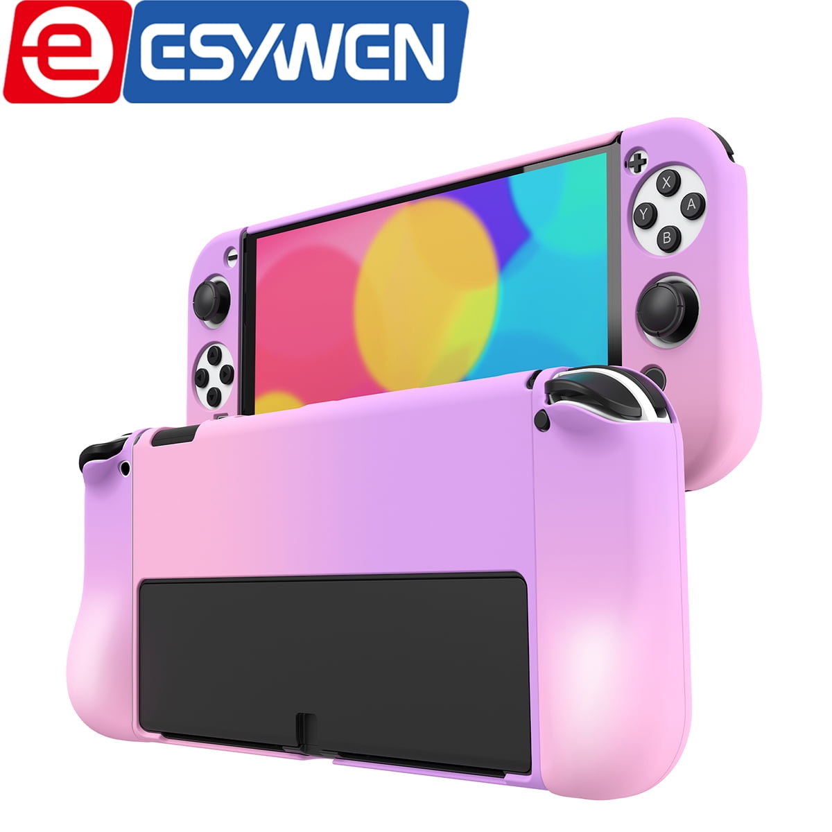 Switch OLED Protective Case,ESYWEN Switch Oled Accessories for Nintendo