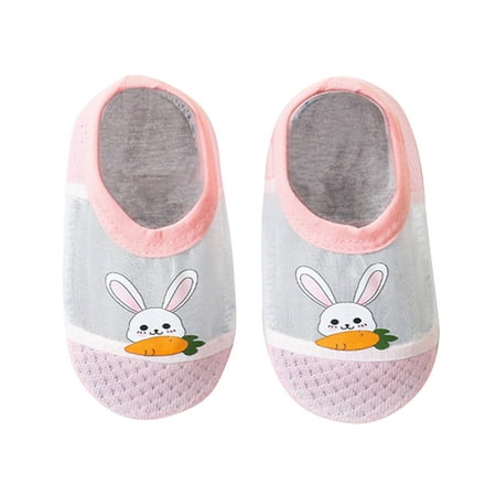 

ZMHEGW Boys Girls Animal Prints Cartoon Socks Toddler Breathable Mesh The Floor Socks Barefoot Socks Non Slip Shoes