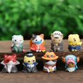 thumbnail image 4 of Figuras de acción de One Piece Cos Cat Series 3, 8 unidades, Wano Country, Jinbe, Yamato, Kaido, Luffy, modelo de muñeca, adornos de escritorio, 4 of 5