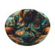 thumbnail image 1 of Disketp Forest Meditating Gorilla Funda Redonda para Taburete, Funda de Cojín para Silla de Bar Suave y Elástica-12 inch, 1 of 7