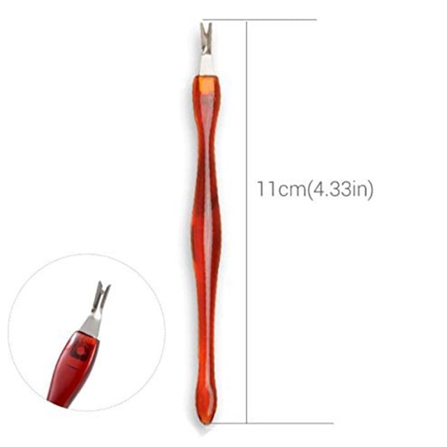 Stainless Steel Manicure Dead Skin Pusher Remover Clipper Nipper, Cuticle Trimmer
