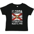 thumbnail image 3 of Inktastic Established March 3, 1845 Florida Flag Boys or Girls Toddler T-Shirt, 3 of 5