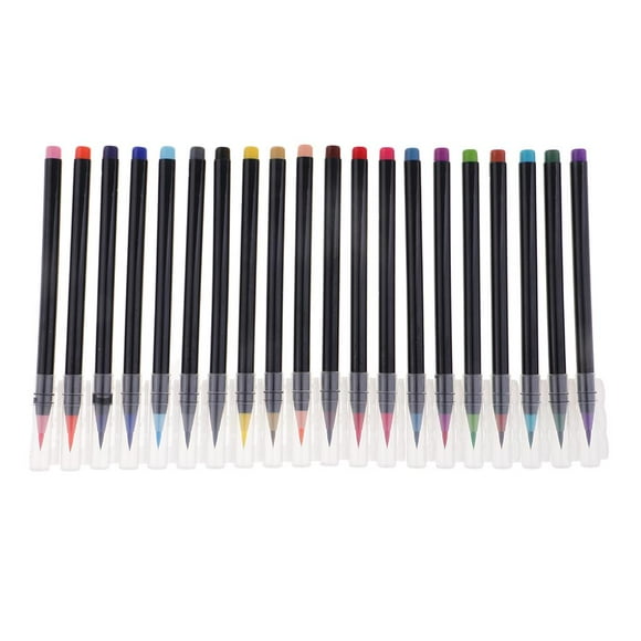 Rotuladores de de acuela, de pintura de color de agua de 20 colores, pa adultos, libros pa colore, caligrafía de có Gloria Bolígrafos de cepillo acuarela