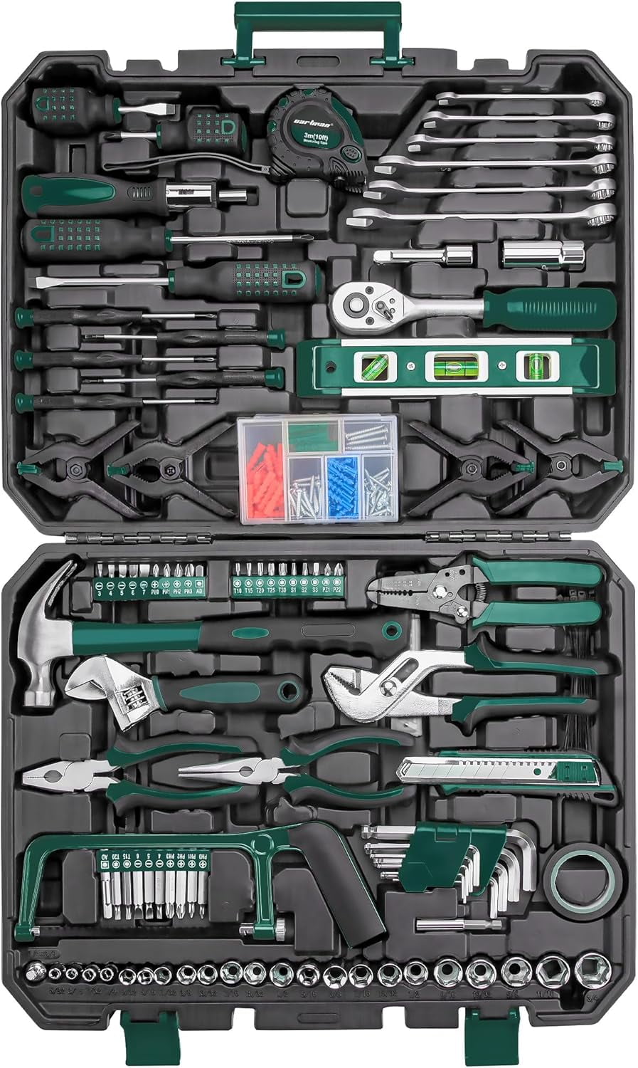 Craftsman 75pc Combination Tap & Die Carbon Steel Set, Metric SAE