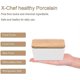 thumbnail image 3 of Porcelain Butter Dish With Lid 600ml Sealed Butter Dish Holds For Countertop Succinct Boxed Butter Keeper With Removable Silicone Seal For All Types O, 3 of 5