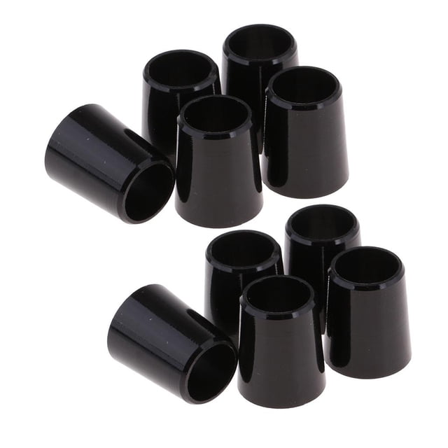 2x Virolas para golf Negras de 5 Unidades .370 / .335 para Cubierta de Extremo de de Irons