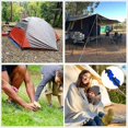 thumbnail image 4 of 4 Pack Reflective Tensioner with Cable Tensioner, Luminous Tent Rope, Diameter 3mm, Tear Resistant for Tent and Shade Sail, 4 of 5