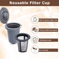 thumbnail image 3 of Vaso filtrante reutilizable KEEPOW para cafetera Cuisinart, 2 unidades, 3 of 8